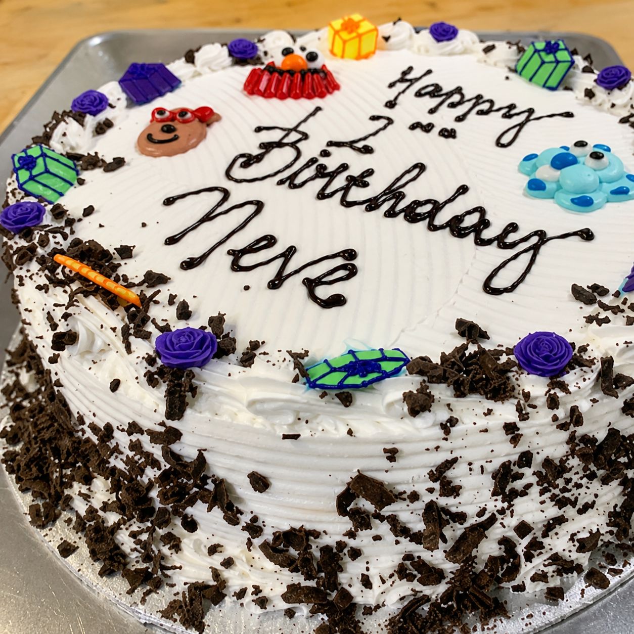Custom birthday cake