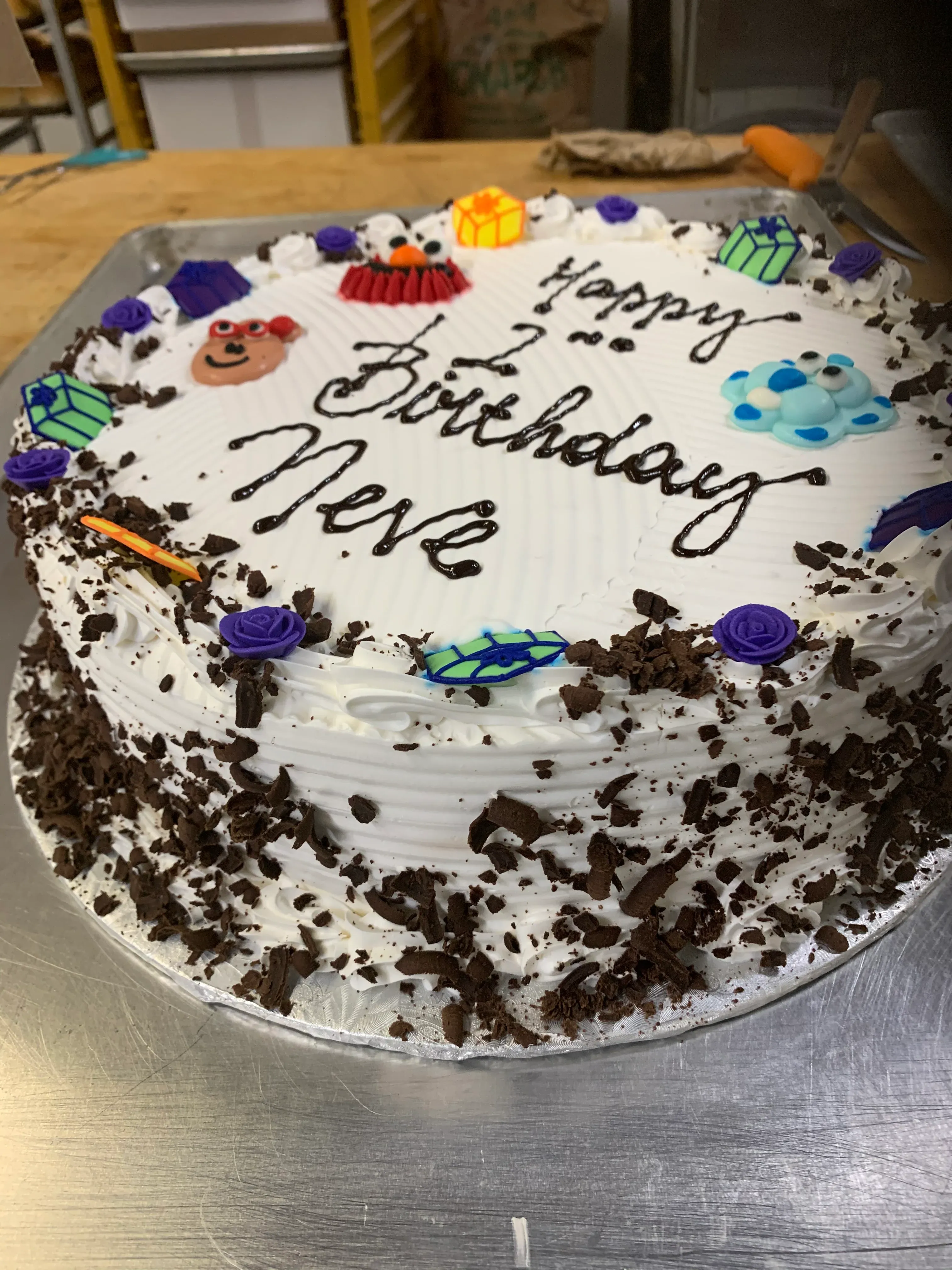 Custom birthday cake